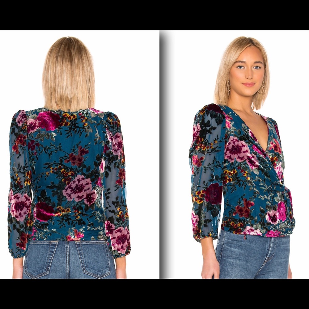 Yumi Kim Elite Velvet Top in English Garden